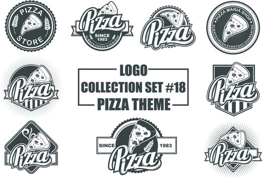 Logo Collection Set - Pizza Theme