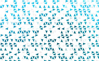Light BLUE vector cover in polygonal style. Modern abstract illustration with colorful triangles. Pattern can be used for websites.