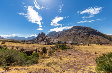 Unterwegs mit dem Auto in Chile.
