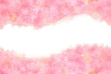 ピンク アブストラクト 春 水彩 背景