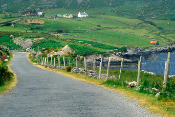 Country roads in West Cork, Ireland