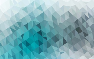 Light BLUE vector polygon abstract layout. Glitter abstract illustration with an elegant design. Textured pattern for background.