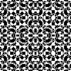black and white seamless pattern