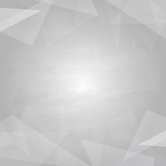 Obraz premium Abstract geometric or isometric white and gray polygon or low poly vector technology concept background. EPS10 illustration style.