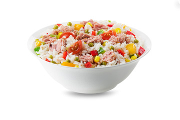 Tuna salad rice
