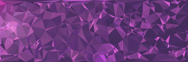 Fototapeta premium Abstract polygonal background. Triangular geometric pattern. Vector illustration.