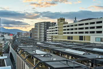 view of the city