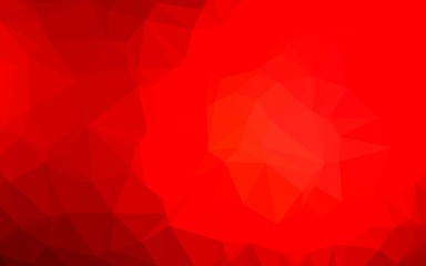 Light Red vector low poly cover. A vague abstract illustration with gradient. New texture for your design.