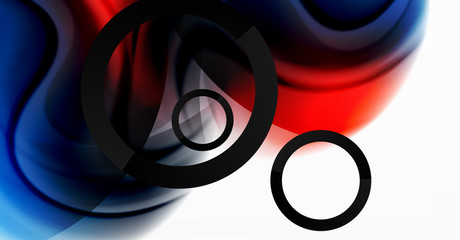 Abstract background, fluid mixing gradient liquid style colors composition. Vector Illustration For Wallpaper, Banner, Background, Card, Book Illustration, landing page