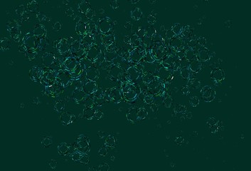 Light Blue, Green vector layout with circle shapes.