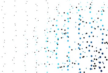 Light BLUE vector layout with circles, lines, rectangles.