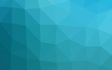 Light BLUE vector low poly texture. Geometric illustration in Origami style with gradient. Triangular pattern for your business design.