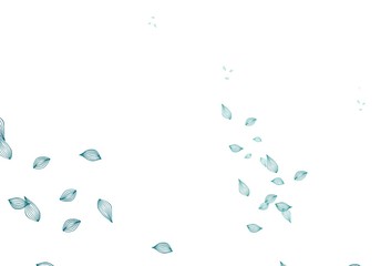 Light BLUE vector hand painted template.