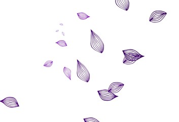 Light Purple vector sketch layout.