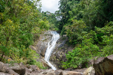 Sai Rung Waterfall (Trang). This area is perfect for swimming and picnics or just plain relaxation.