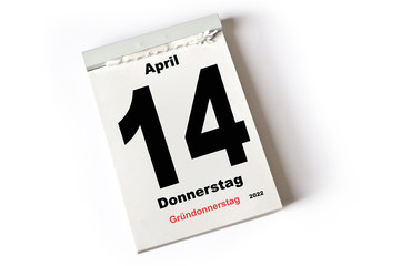 14. April 2022 Gründonnerstag