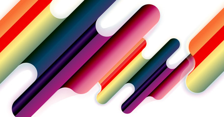 Abstract liquid lines geometric background