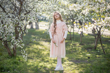 young woman in the park