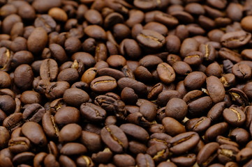 roasted coffee beans, can be used as a background
