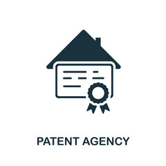 Patent Agency icon. Simple illustration from digital law collection. Creative Patent Agency icon for web design, templates, infographics and more