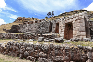 Die Ruinenstätte Tambomachay in Cusco,  Peru.