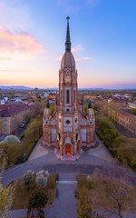 Europe hungary Budapest St Laszlo church in a part of capital city which name is Kobanya. This building is the 3rd tallest temple in this country.
