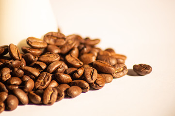 coffee beans and milk