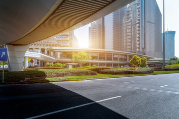 Modern architectural landscape of Lujiazui, Shanghai