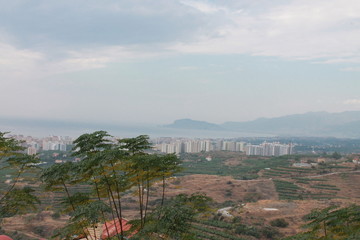 panoramic view of the city