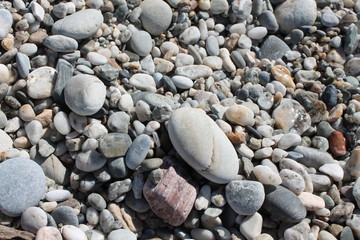 pebbles on the beach