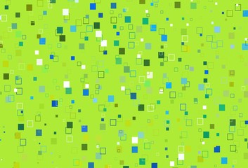 Light Blue, Yellow vector template with square style.