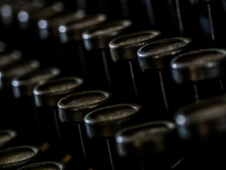 Obraz na płótnie Canvas Typewriter Keys