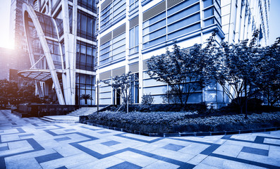 Modern architectural landscape of Lujiazui, Shanghai