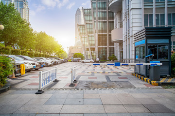 Modern architectural landscape of Lujiazui, Shanghai