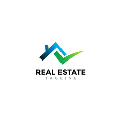 real estate, house, home logo. modern icon, template design