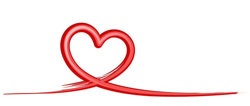 Symbol of the stylized red heart.