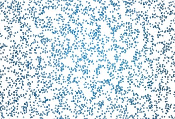 Light BLUE vector cover with spots.