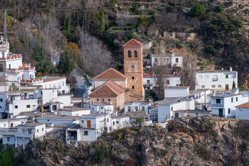 Cástaras: small mountain town in the Alpujarra (Spain)