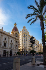 Fototapeta premium The historical center of Valencia city, Spain.