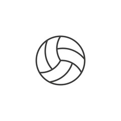 Volleyball icon vector on white background