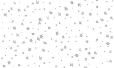 Corona virus 3d polygonal text COVID-19. Virus infections epidemic banner on blue background. Vector healthcare coronavirus illustration