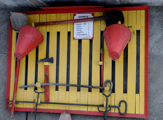 Fire equipment in Kiev, January 11, 2019.