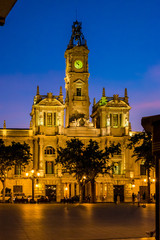 Obraz premium The historical center of Valencia city, Spain.