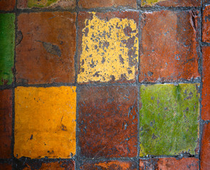 Old tile floor