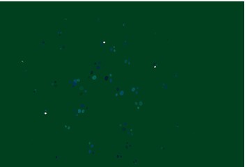 Light Blue, Green vector pattern with liquid shapes.