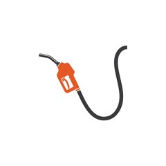 gasoline nozzle vector icon illustration design