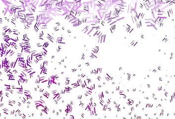 Light Purple vector texture with colorful lines.