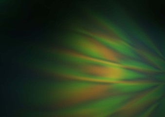 Dark Green, Yellow vector blurred background. Shining colorful illustration in a Brand new style. The blurred design can be used for your web site.