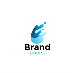 water drop, liquid, logo. modern icon, template design