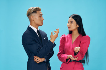 young business couple